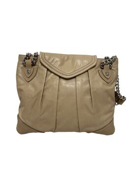 Marc Jacobs Tan Leather Crinkled Shoulder Handbag
